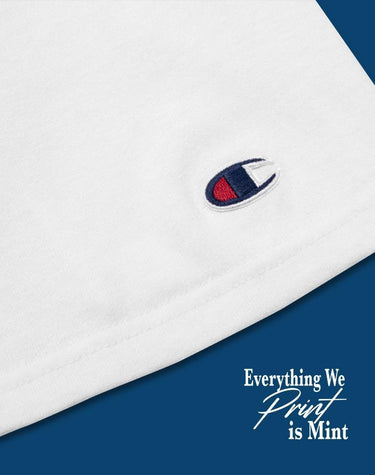 50 White Champion™ Tees - Full Color Print - Constantly Create Shop